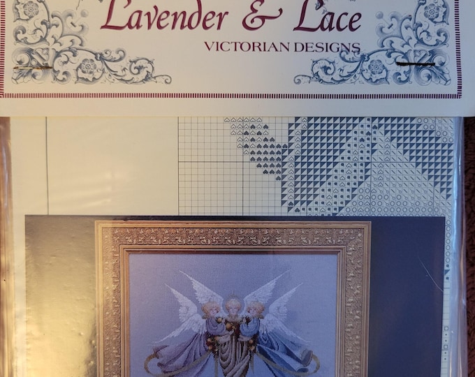 Lavender & Lace Heavenly Gifts Cross Stitch Pattern. Good Condition. Free Shipping.