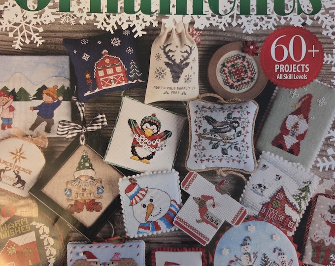 Just Cross Stitch Christmas Ornaments 2021 Magazine. Used Condition. Free Shipping.