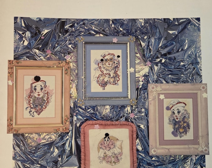 Something St Dennis Mimes Cross Stitch Pattern. FREE Shipping. Preowned Used Older Condition.