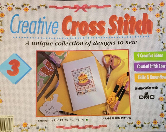 Creative Cross Stitch 9 Creative Ideas Cross Stitch Pattern. FREE SHIPPING