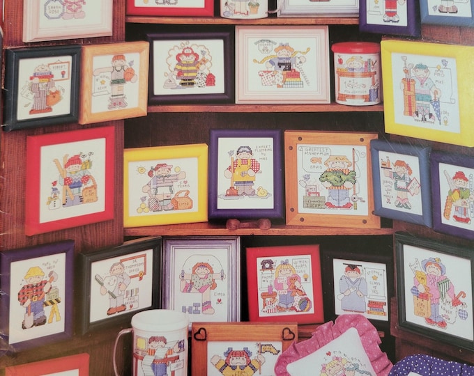 Personally Yours Cross Stitch Pattern. Free SHIPPING. Older Used Condition.
