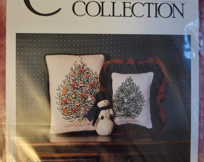 The Cricket Collection Trim the Tree Cross Stitch Pattern. FREE SHIPPING. Used Condition
