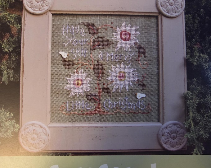 Sam Sarah Merry Little Christmas Cross Stitch Pattern. Free SHIPPING. Used Condition.