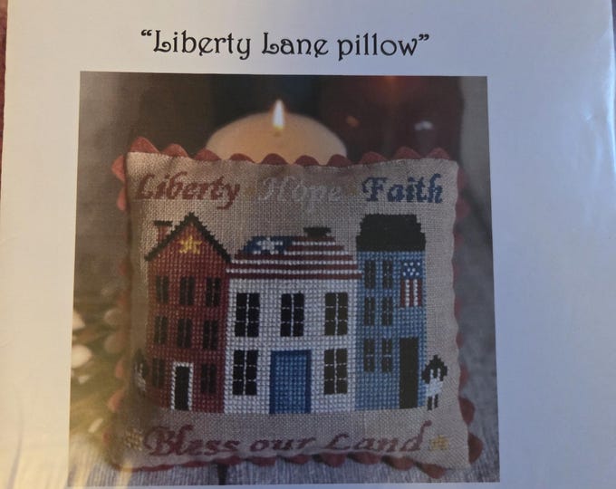 Mani di Donna Liberty Lane Pillow Cross Stitch Pattern. FREE SHIPPING. Good Condition