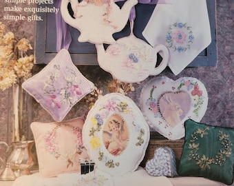 Ribbon Embroidery Elegant Gift Ideas Pattern.  Free Shipping. Used Condition.