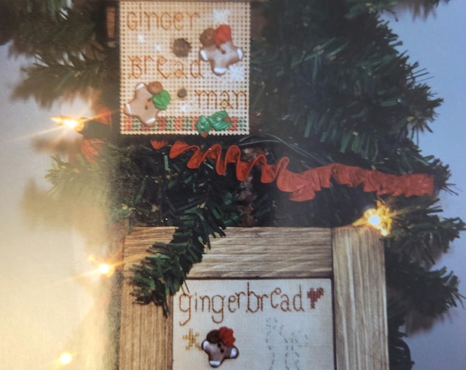 Fanci That Gingerbread Bakery Cross Stitch Pattern. FREE SHIPPING.