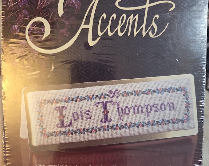 Designs for the Needle Floral Border Accents Cross Stitch Pattern. Free Shipping. Preowned Retaped Condition.