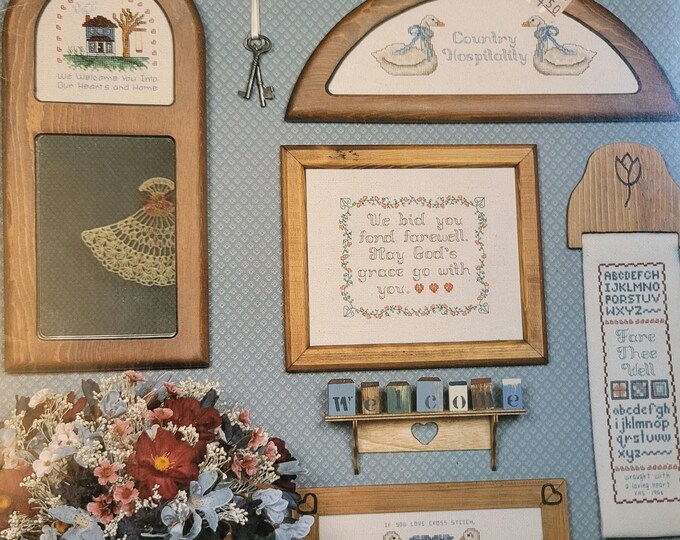 Canterbury Designs Welcomes & Farewells Cross Stitch Pattern. FREE SHIPPING.