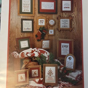 Sue Hillis Designs Christmas Quick Stitches Cross Stitch Pattern. Free Shipping. Used Condition.