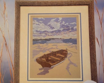 Low Tide Cross Stitch Pattern. FREE SHIPPING.