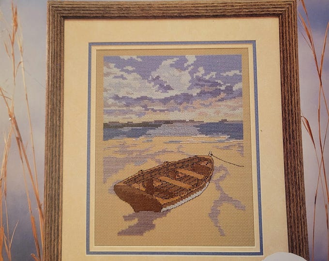 Low Tide Cross Stitch Pattern. FREE SHIPPING.