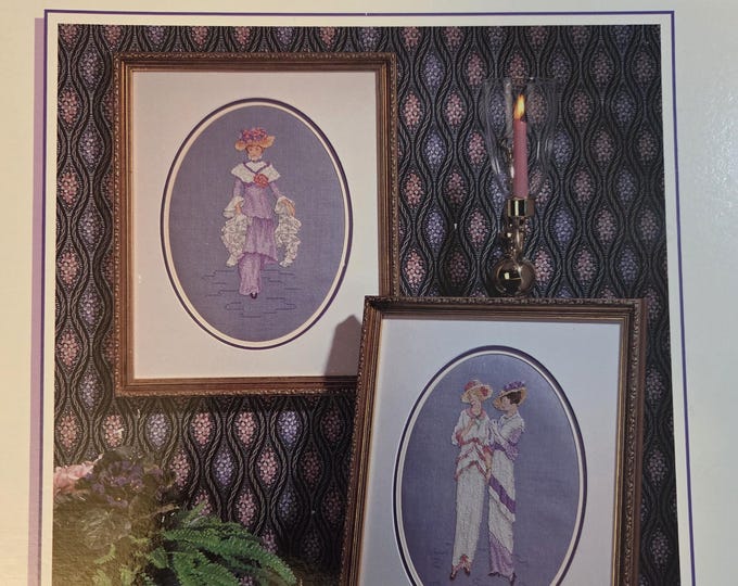 Color Charts Gracious Ladies Cross Stitch Pattern. FREE SHIPPING. Used Condition.