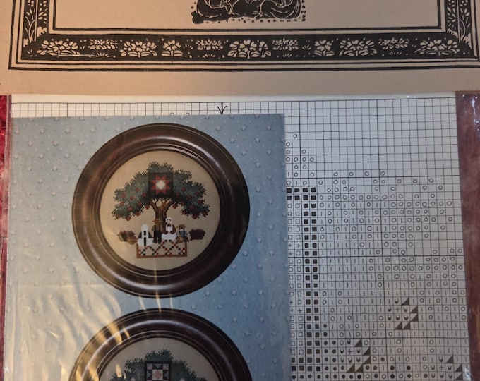 Told In A Garden Under The Orchard Cross Stitch Pattern. Good Condition. Free Shipping.