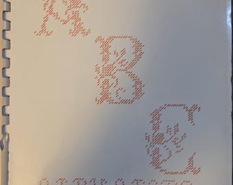 ABC Alphabets Cross Stitch Pattern - FREE SHIPPING. Used Condition