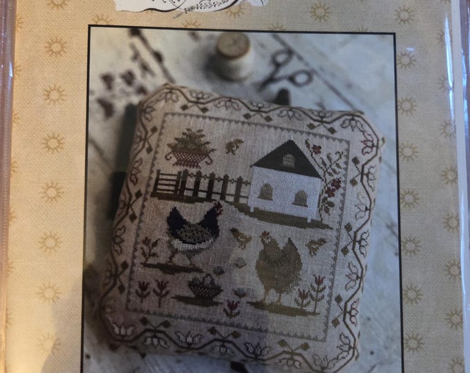 Stacy Nash Spring Chickens Pinkeep Cross Stitch Pattern.  FREE SHIPPING. Good Condition.