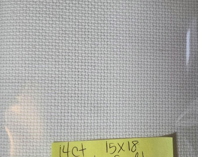 14ct 15"x18" Charlescraft Aida Salt.FREE SHIPPING.