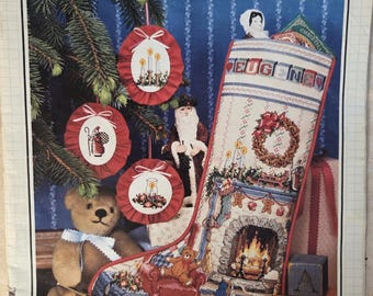 Cross Stitch and Country Crafts Magazine July/Aug 1986. FREE SHIPPING. Older Worn Used Condition