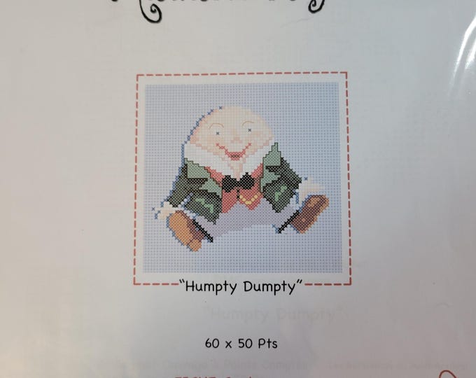 Madame la Fee Humpty Dumpty Cross Stitch Pattern. FREE SHIPPING. Used Condition.