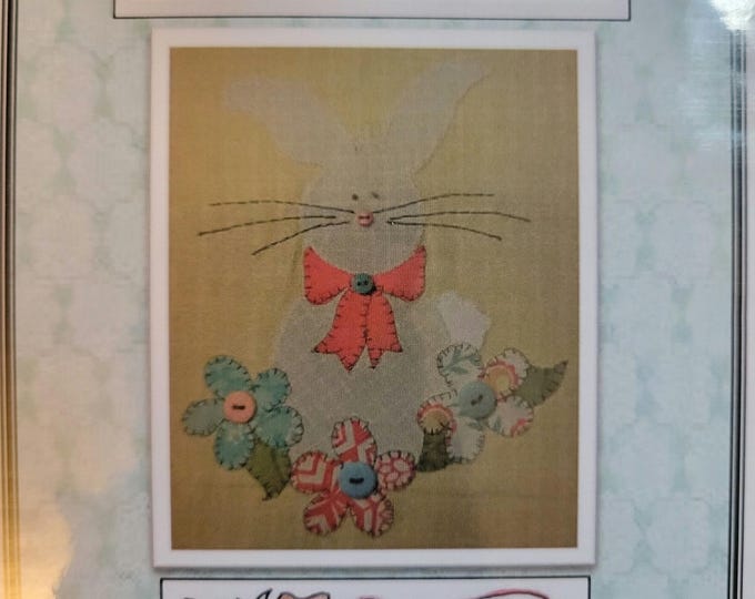 Quilt Doodle Designs Garden Bunny Cross Stitch Pattern. Free Shipping. Good Condition.