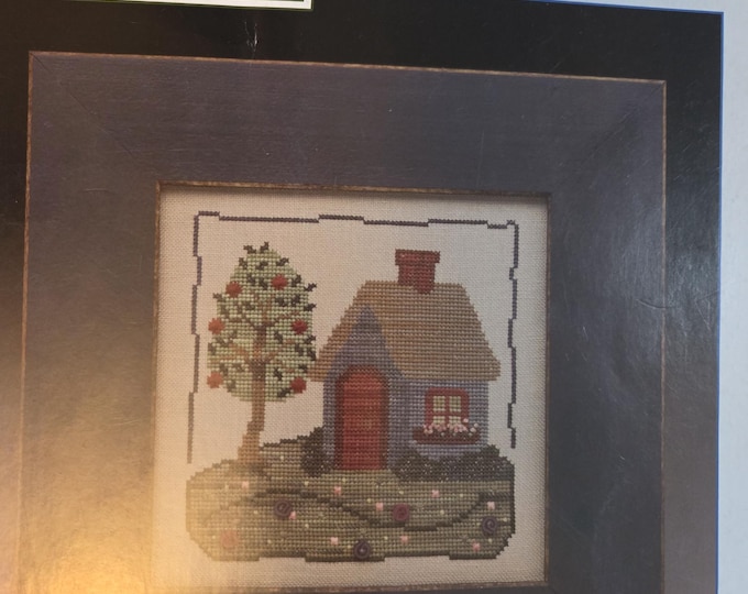 The Trilogy Cottage in the Meadow Cross Stitch Pattern. FREE SHIPPING. Used Condition