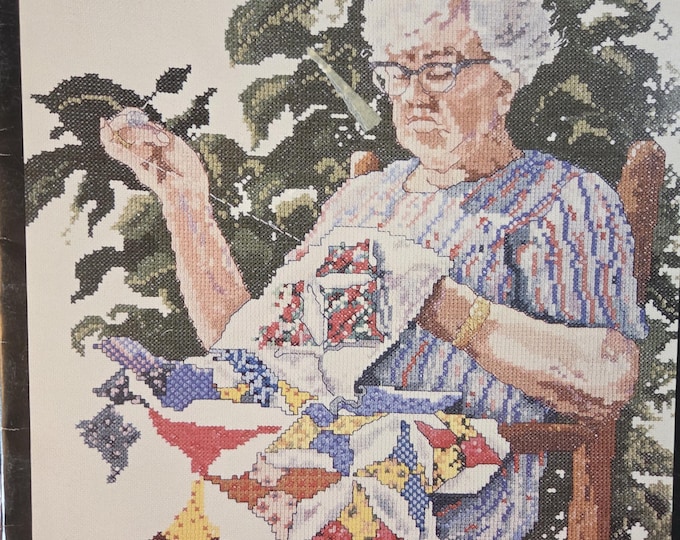 Hickory Hollow Silver Threads & Golden Memories Cross Stitch Pattern. FREE SHIPPING. Preowned Used Older Condition.