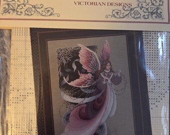 Lavender & Lace Fairy Dreams Cross Stitch Pattern. Preowned Good Condition. Free Shipping.