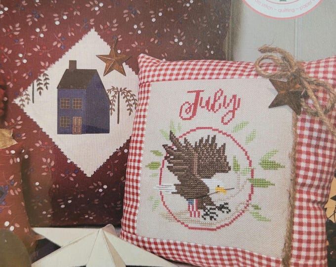 Anabellas Birds of a Feather July Cross Stitch Pattern. Free Shipping. Good Condition.