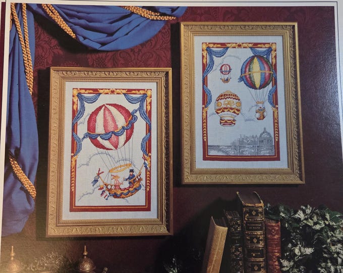 Color Charts Above The Clouds Cross Stitch Pattern. FREE SHIPPING. Used Condition.