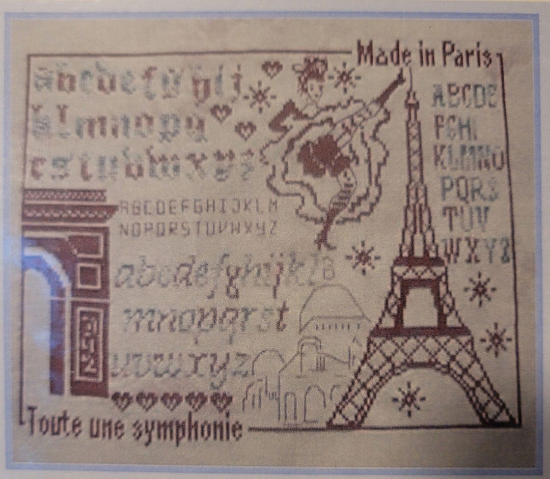 Passion Des Croix Made in Paris Cross Stitch Pattern. in French ...