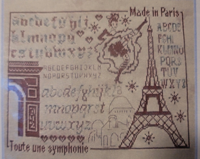 Passion des Croix Made In Paris Cross Stitch Pattern. In French Language. FREE SHIPPING.