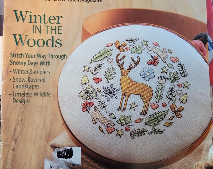 Just Cross Stitch Magazine February 2018. Used Condition. Free Shipping.