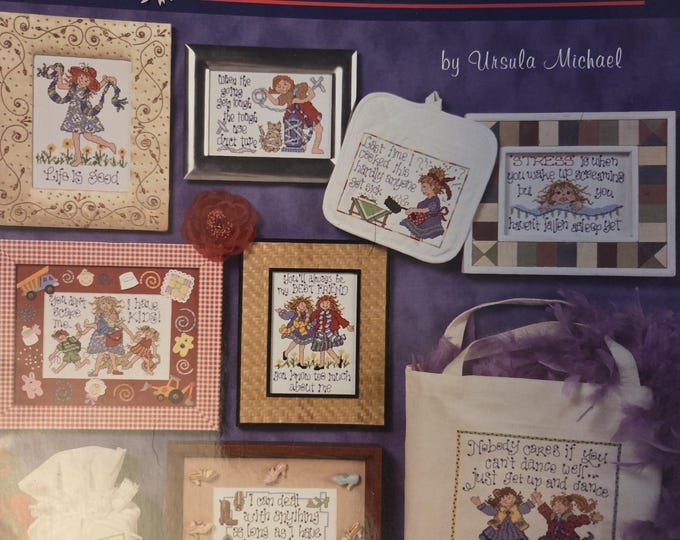 Jeanette Crews Red Hot Mamas Number 2 Cross Stitch Pattern. FREE SHIPPING. Used Condition.