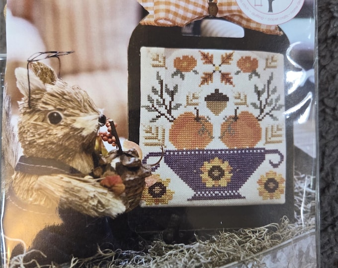 Anabellas Harvest Basket of Blooms Cross Stitch Kit. Free Shipping. Good Condition. Includes chart, fabric, floss and organizer.