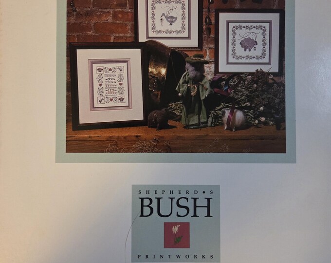 Bush Gentle Flock I Cross Stitch Pattern. FREE SHIPPING. Used Condition.