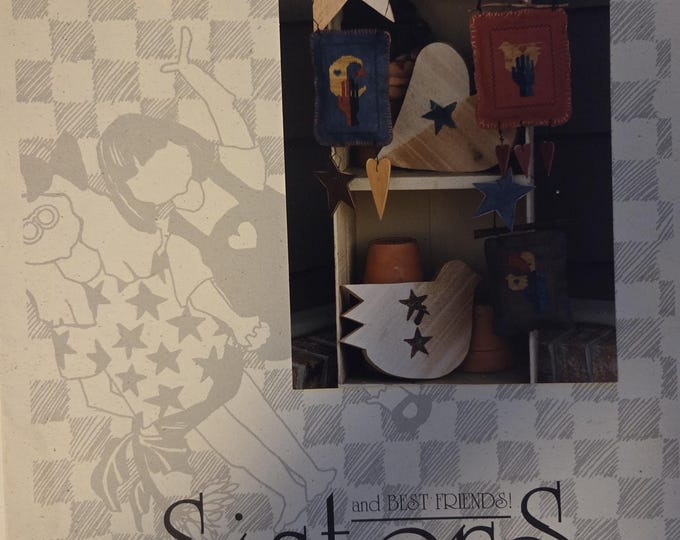 Sisters A Bird in the Hand Cross Stitch Pattern. Free Shipping. Used Condition.