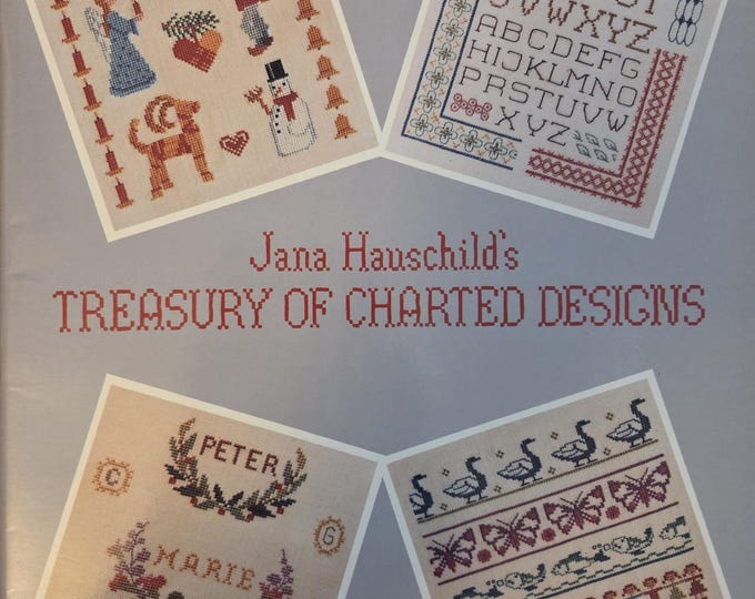 Dover Needlework Treasury of Charted Designs Cross Stitch Pattern. FREE Shipping. Used Condition.