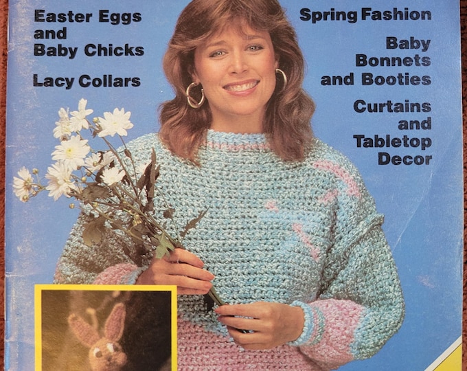 Quick and Easy Crochet March/April 1988. FREE SHIPPING. Old Condition.