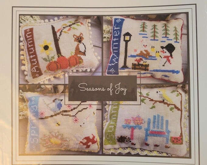 Frog Cottage Designs Seasons of Joy Cross Stitch Pattern. Free Shipping. Good Condition.