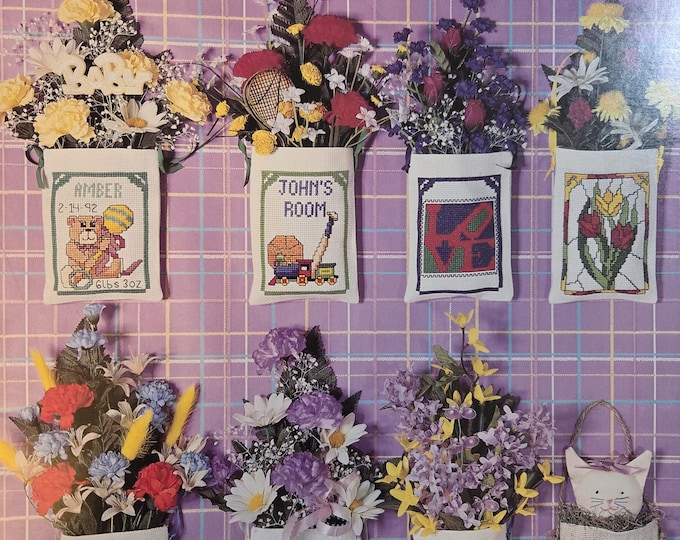 Kappie Cross Stitch Garden Cross Stitch Pattern. FREE SHIPPING. Used Condition.
