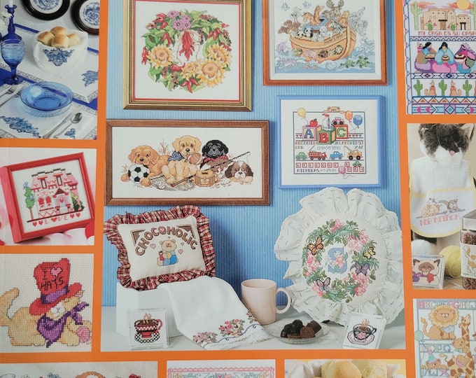 Vintage American School of Needlework Best Designs From Donna Kooler. 128 pages. Cross Stitch Pattern Book. Good Condition. Free Shipping.