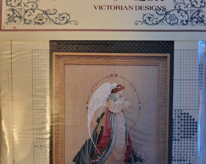 Lavender & Lace Guardian Angel Cross Stitch Pattern. Good Condition. Free Shipping.