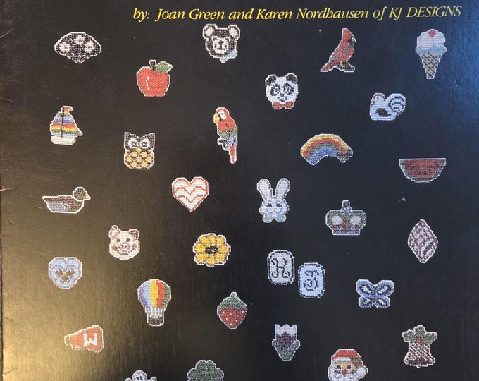 Simply Sparkling Beadwork Scatter Pins Cross Stitch Pattern. FREE SHIPPING. Used Older Condition.