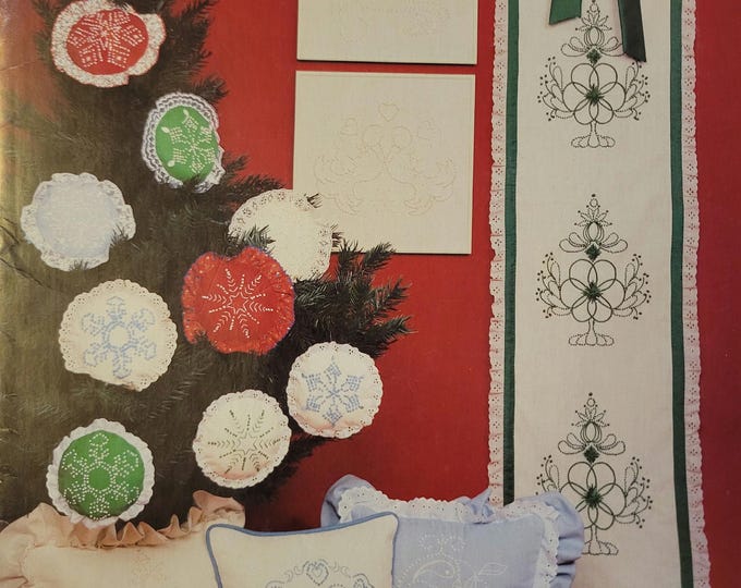 Candlewicking Christmas Book II Pattern. FREE SHIPPING.