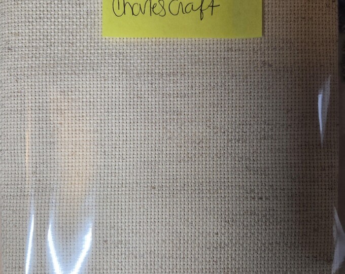 16ct 15"x18" Charles Craft Fiddlers Cloth. FREE SHIPPING.