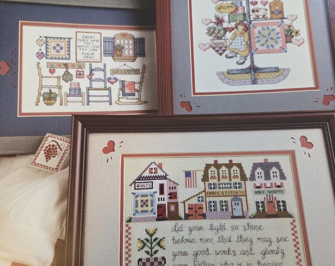 Jeremiah Junction Pleasant Country I Cross Stitch Pattern. FREE SHIPPING. Used Condition.