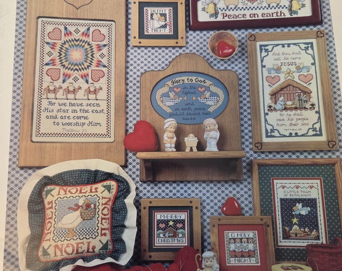 Jeremiah Junction Christmas at the Junction Cross Stitch Pattern. FREE SHIPPING. Used Condition.