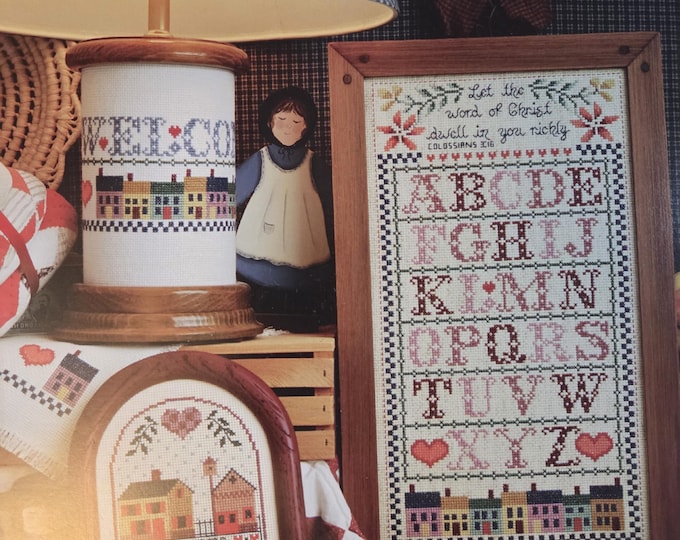 Jeremiah Junction Country Primitives Samplers I Cross Stitch Pattern. FREE SHIPPING. Used Condition.