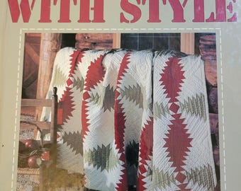 Quick Method Quilts with Style Quilt Pattern Book. 160 pgs. Free SHIPPING.