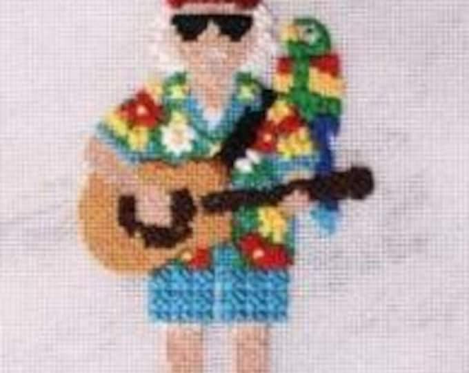 PREORDER Jimmy Needlepoint Canvas 5"x3"  finished size #18 mesh. Allow 3 weeks. Free Shipping. Unfinished canvas (picture is finished)