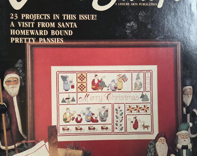 For the Love of Cross Stitch Magazine Nov 1990. FREE SHIPPING. Older Condition.